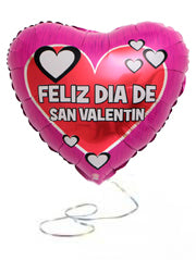 Globo helio 18" corazón feliz día de san Valentin